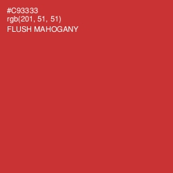 #C93333 - Flush Mahogany Color Image